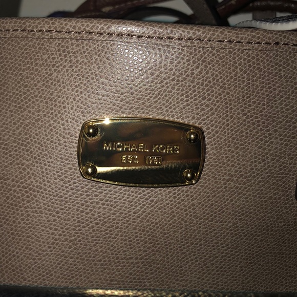 Taupe Michael Kors Tote Bag - Picture 6 of 6